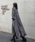 Glossy Gathered High Neck Dress